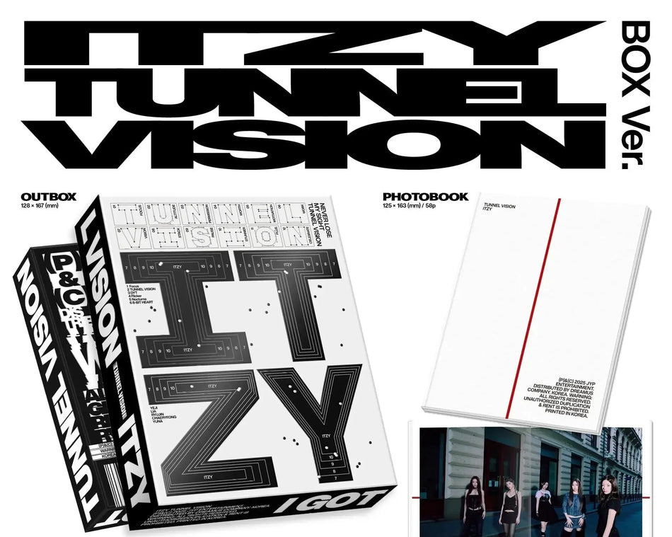 ITZY - [TUNNEL VISION] Box Ver. - Umakpop