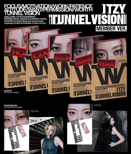 ITZY - [TUNNEL VISION] Member Ver. - Umakpop