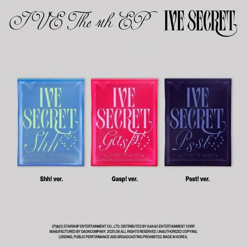 IVE - 4th EP [IVE SECRET] Standard Ver. - Umakpop