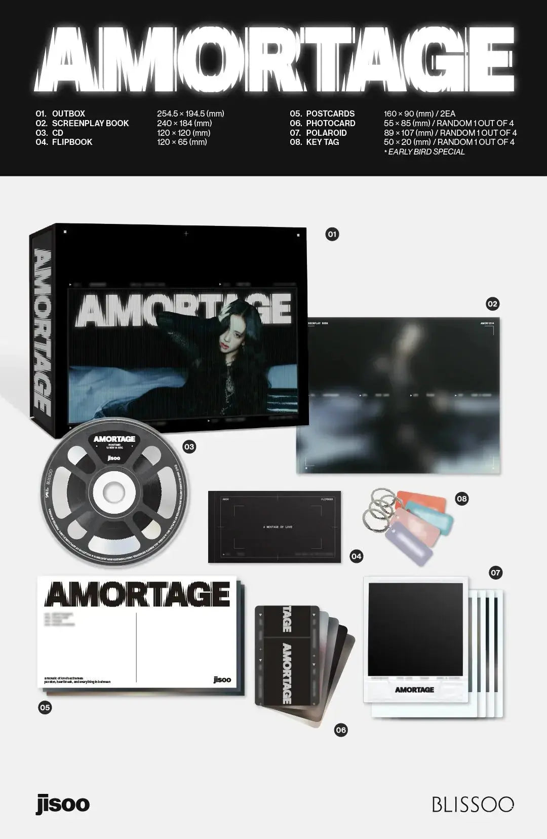 JISOO AMORTAGE Exclusive Edition black version