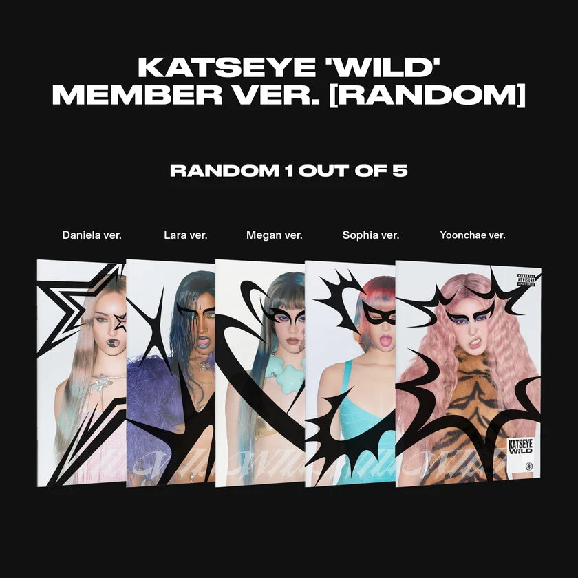 KATSEYE WILD Member Ver. all versions