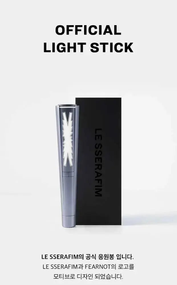 LE SSERAFIM official light stick packaging