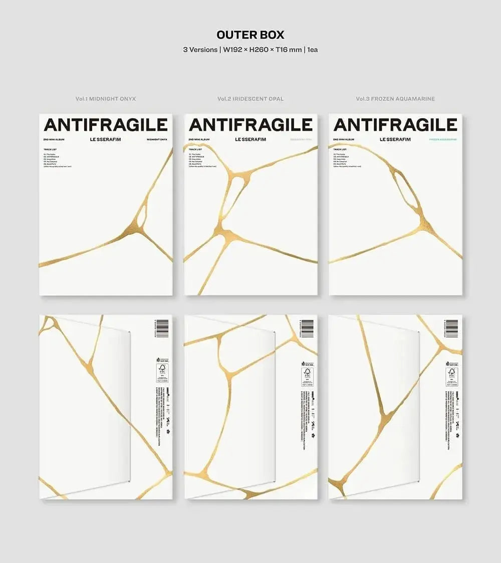 LE SSERAFIM ANTIFRAGILE 2nd mini album album cover