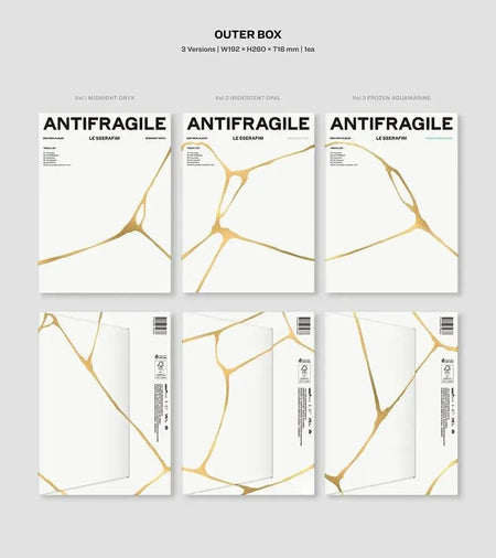 LE SSERAFIM ANTIFRAGILE 2nd mini album album cover