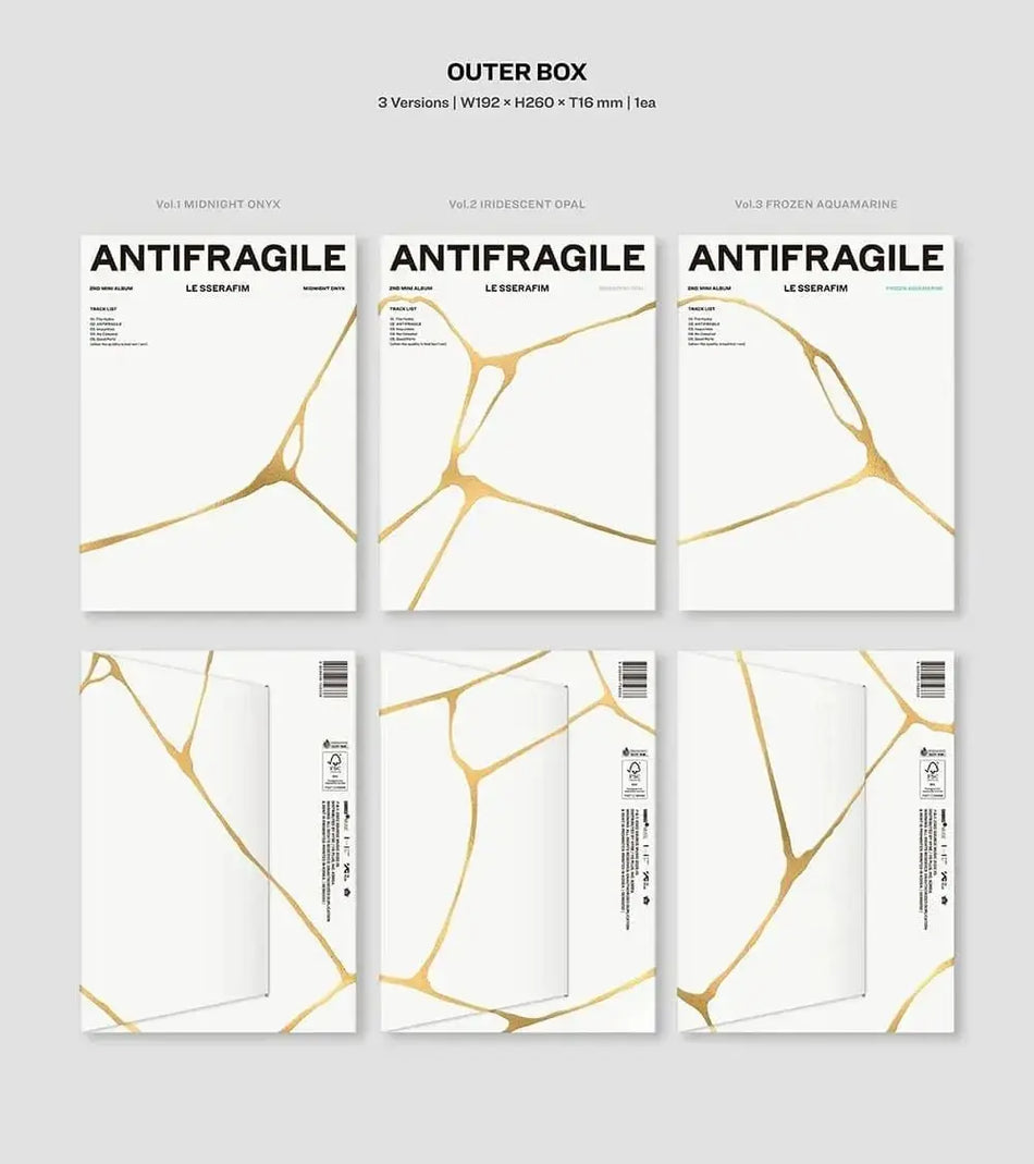 LE SSERAFIM ANTIFRAGILE 2nd mini album album cover