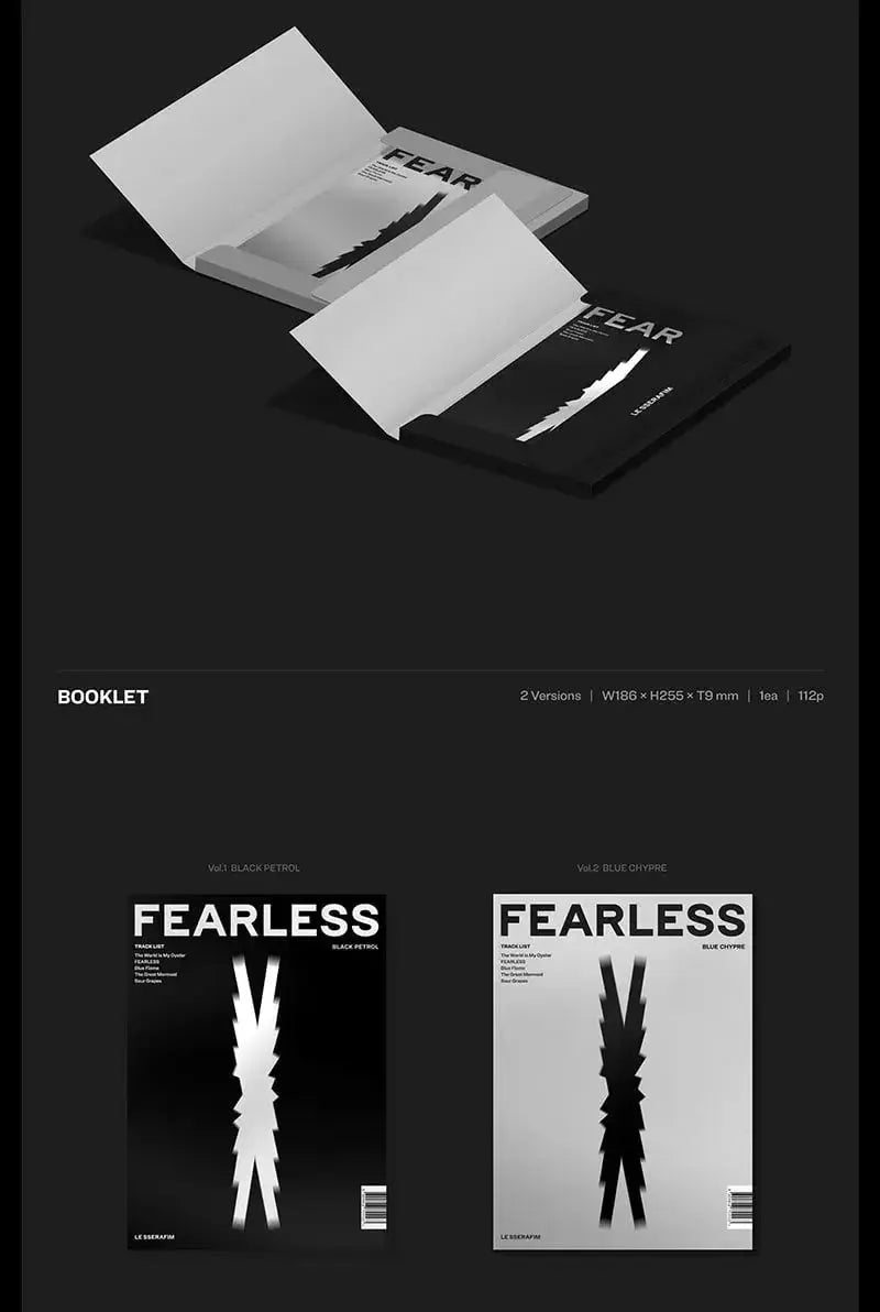 LE SSERAFIM FEARLESS 1st mini album booklet