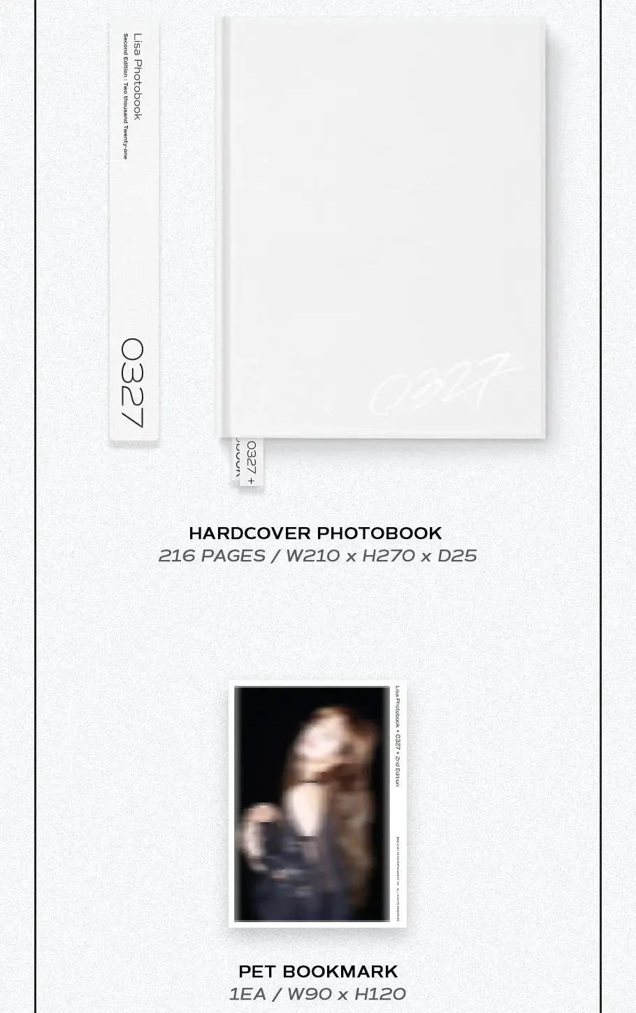 LISA Photobook 0327 Vol.2 Second Edition hardcover book