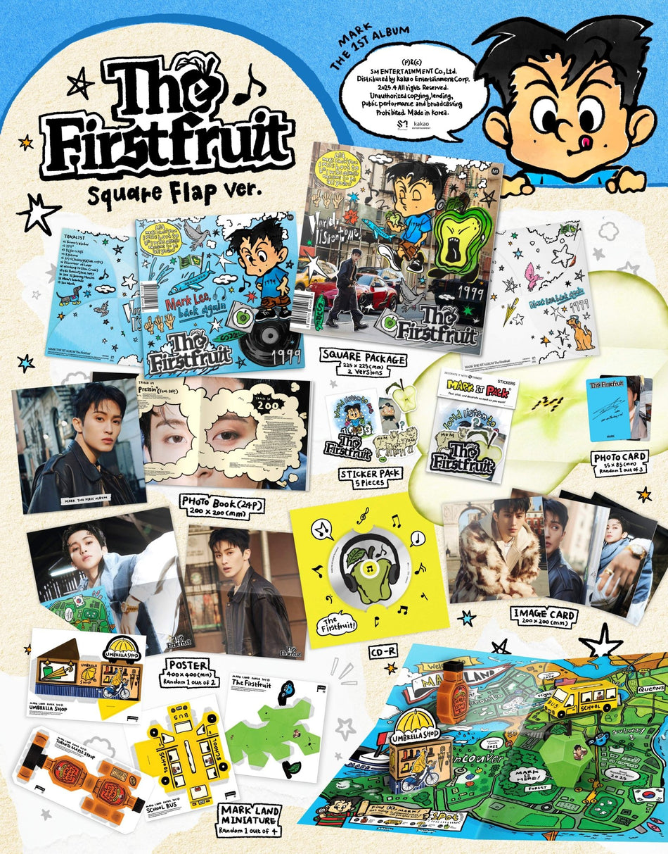 MARK - 1st Album [The Firstfruit] Square Flap Ver. - Umakpop
