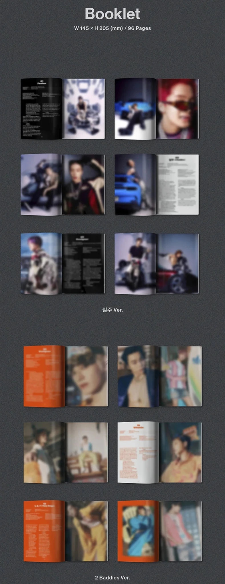 NCT 127 - 4TH ALBUM [질주(2 Baddies)] Photobook Ver. - Umakpop