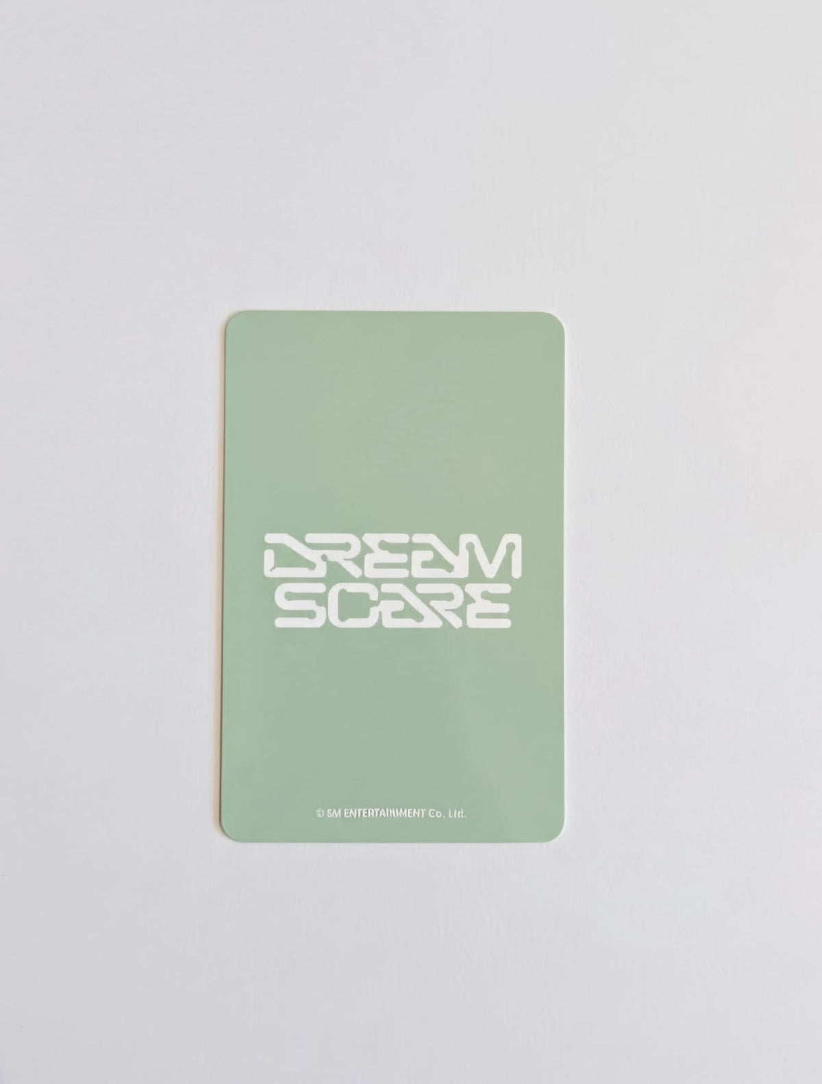 NCT DREAM DREAMSCAPE photocard mint green back