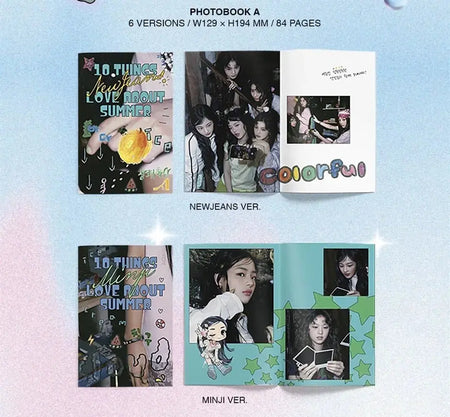 NewJeans Get Up Bunny Beach Bag Ver. photobook A