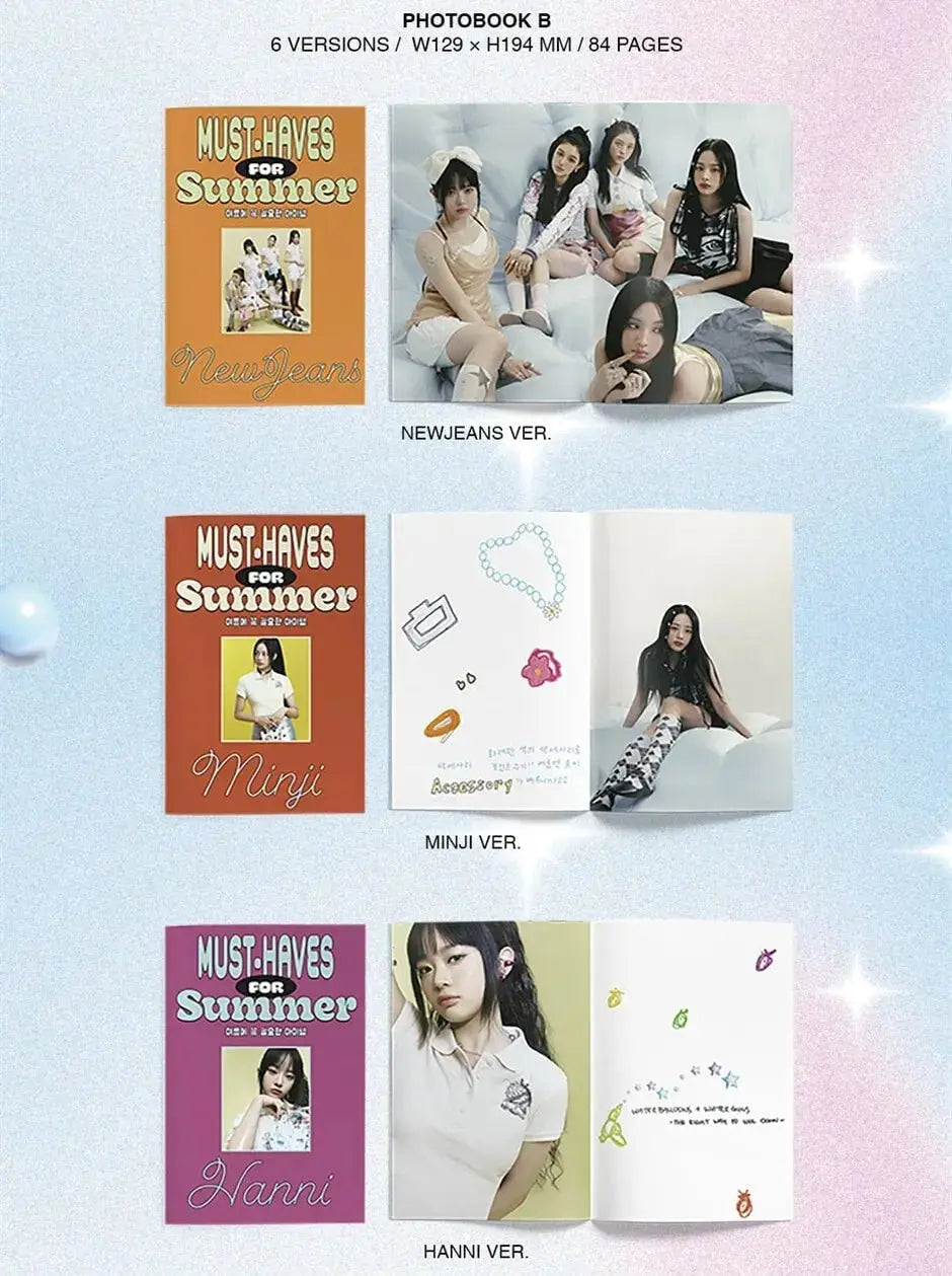 NewJeans Get Up Bunny Beach Bag Ver. photobook B