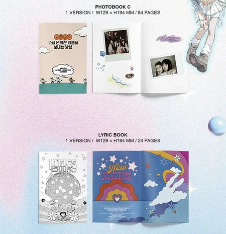 NewJeans Get Up Bunny Beach Bag Ver. photobook C