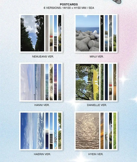 NewJeans Get Up Bunny Beach Bag Ver. postcards