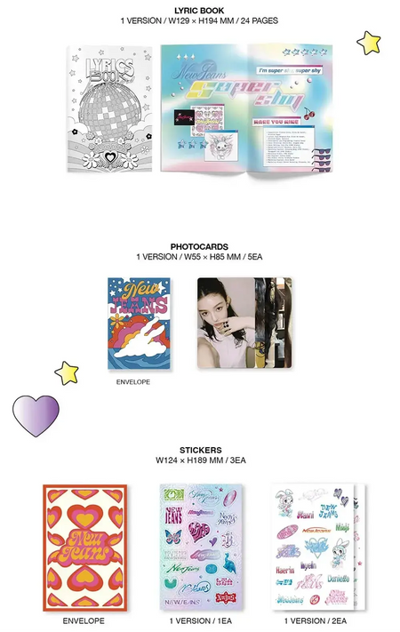 NewJeans Get Up Powerpuff Girls Box Ver. photocards set