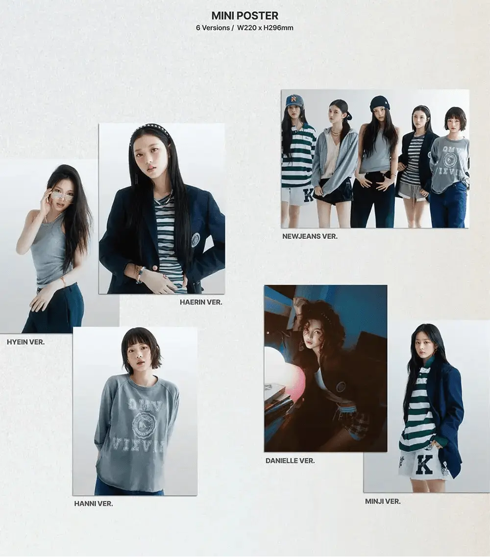 NewJeans How Sweet Standard Ver. mini poster