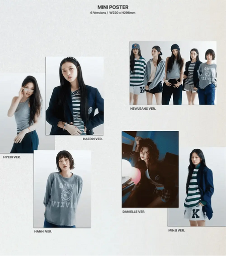 NewJeans How Sweet Standard Ver. mini poster