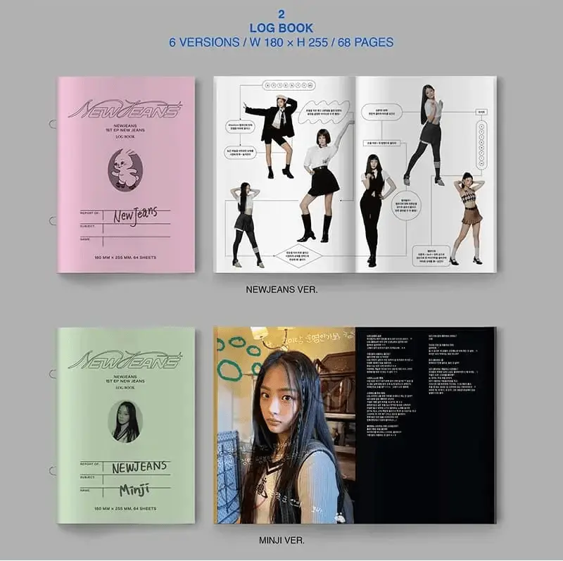 NewJeans New Jeans Bluebook Ver. logbook