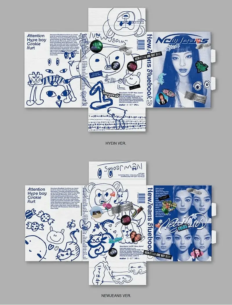 NewJeans New Jeans Bluebook Ver. outbox 3