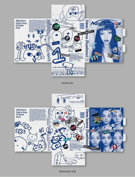 NewJeans New Jeans Bluebook Ver. outbox 3