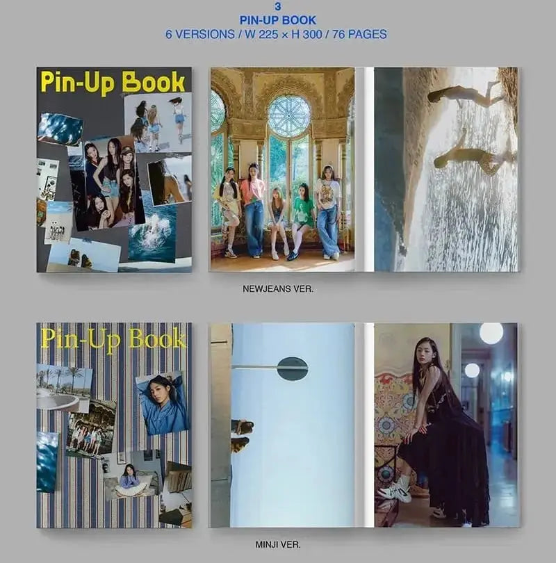NewJeans New Jeans Bluebook Ver. pin-up book