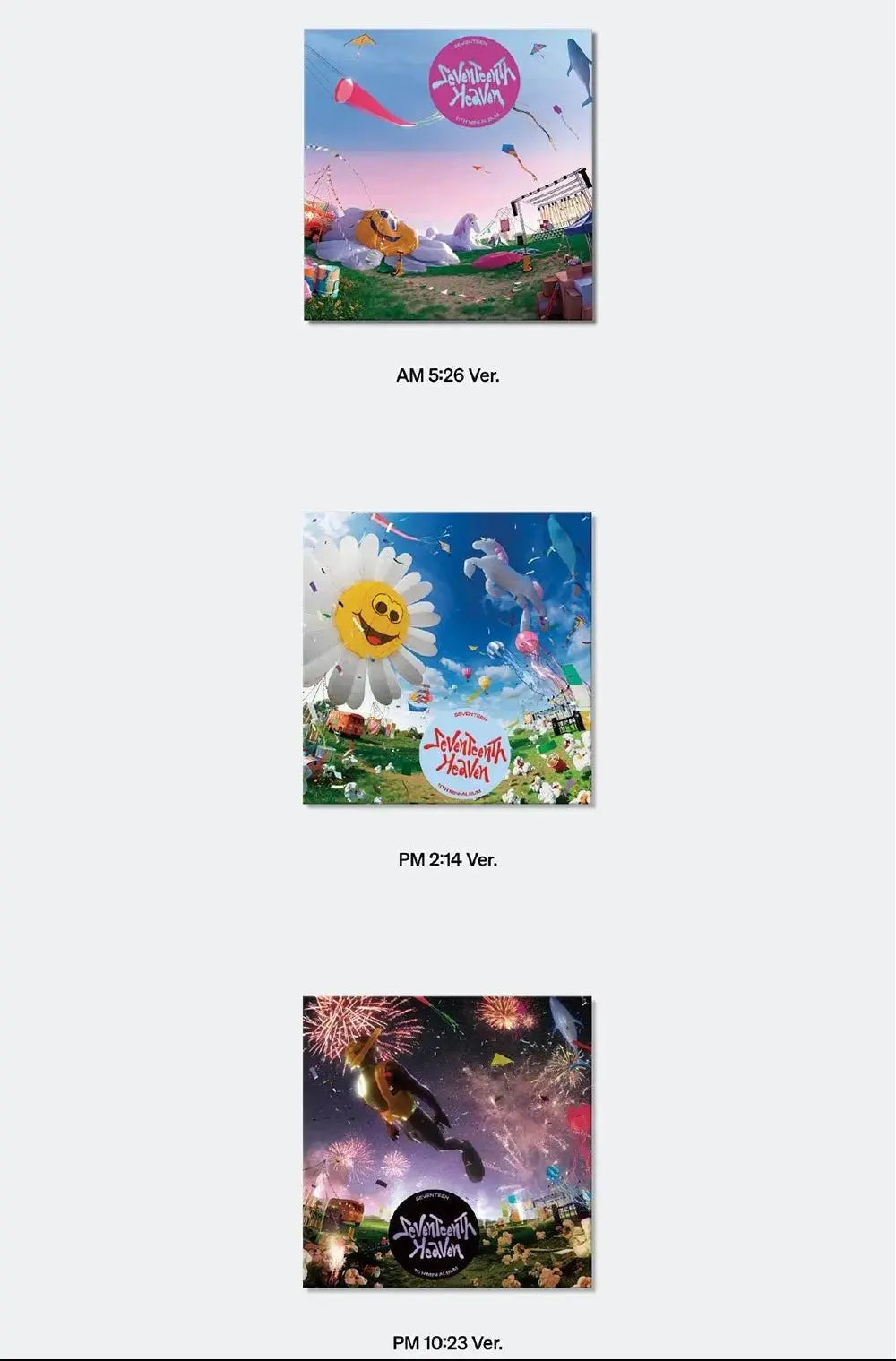 SEVENTEEN Seventeenth Heaven 11th mini album album cover
