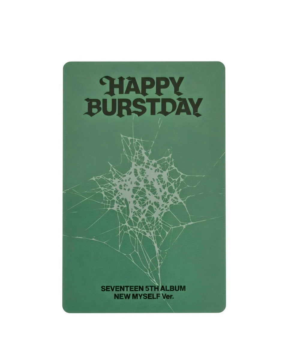 SEVENTEEN HAPPY BURSTDAY NEW MYSELF Ver. photocard back