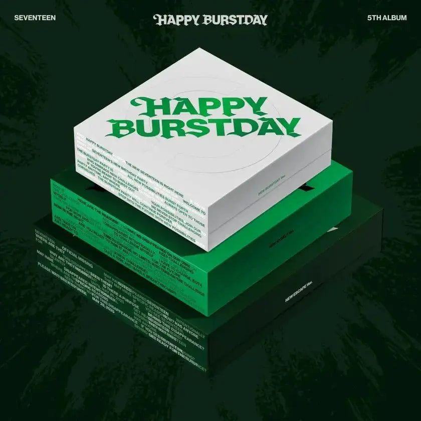 SEVENTEEN HAPPY BURSTDAY Standard Ver. album cover