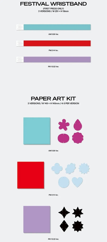 SEVENTEEN Seventeenth Heaven 11th mini album paper art kit