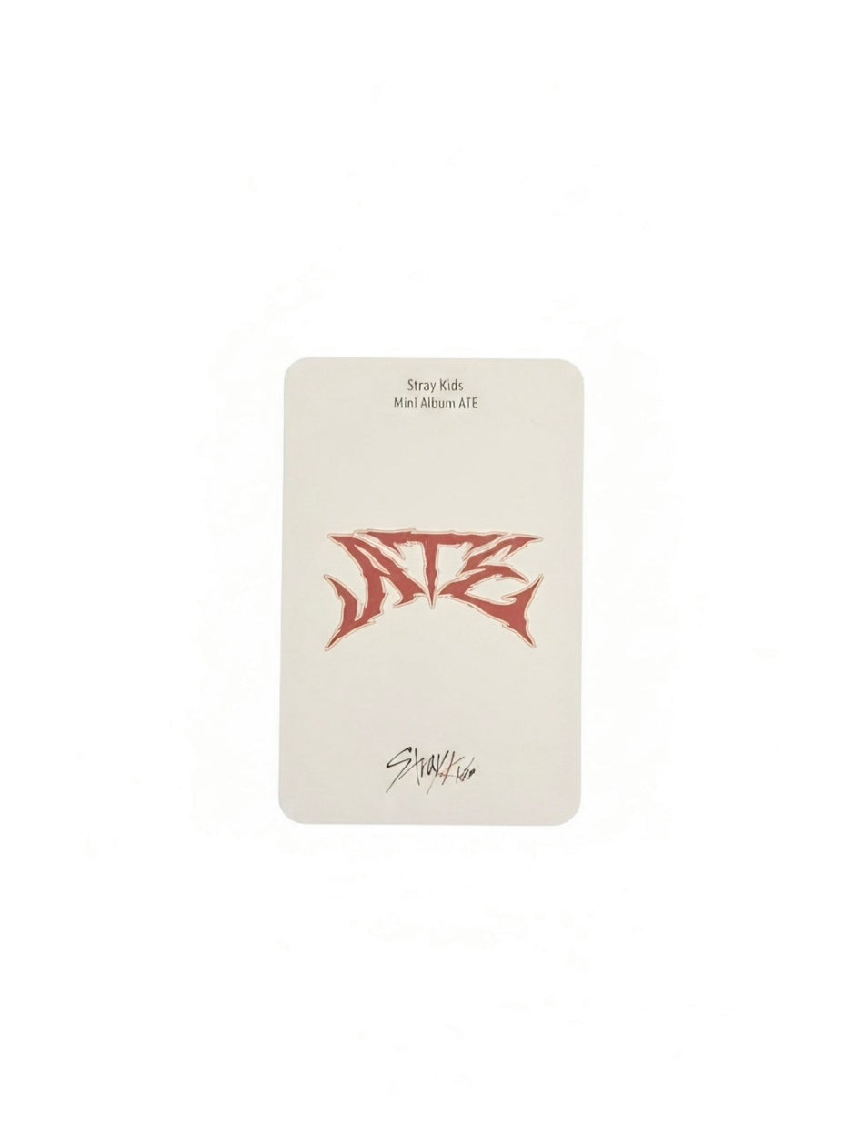 Stray Kids ATE album photocard back