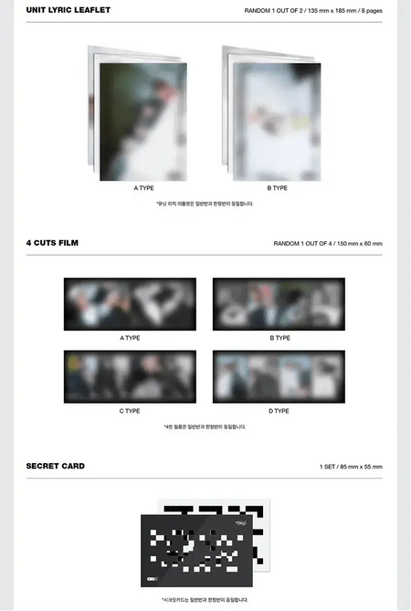 Stray Kids GO生 Standard Ver. album inclusions