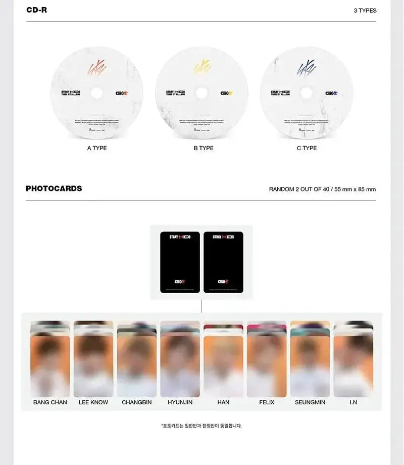 Stray Kids GO生 Standard Ver. photoards