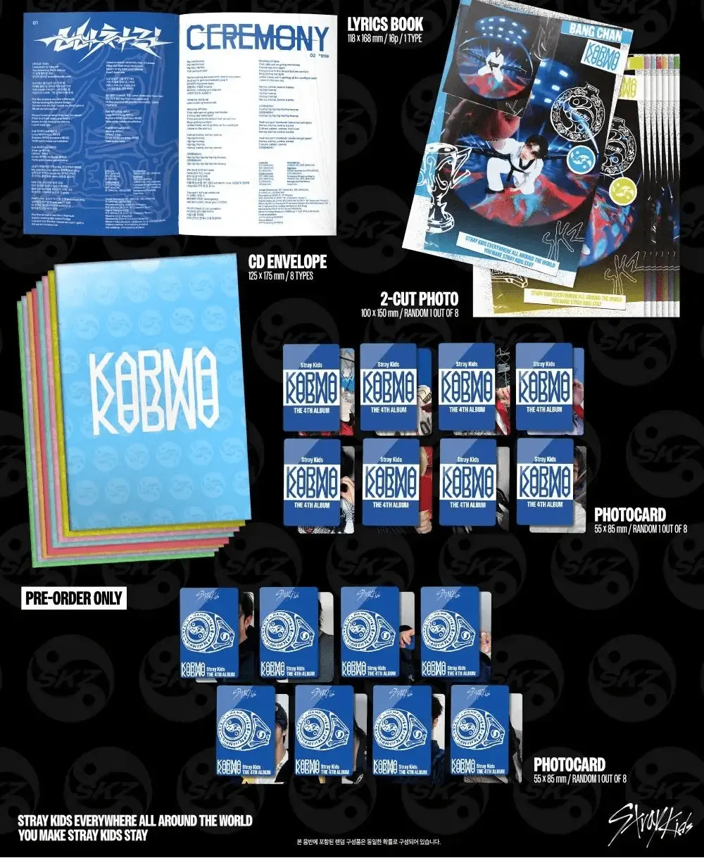 Stray Kids KARMA Accordion Ver. album inclusions