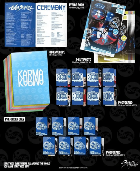 Stray Kids KARMA Accordion Ver. album inclusions