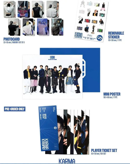 Stray Kids KARMA Standard Ver. album inclusions