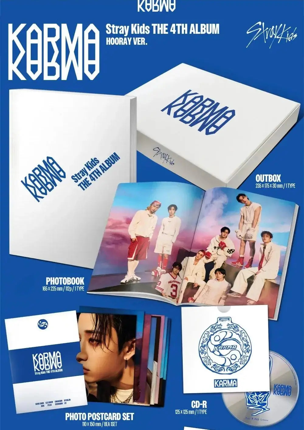 Stray Kids KARMA Standard Ver. album inclusions
