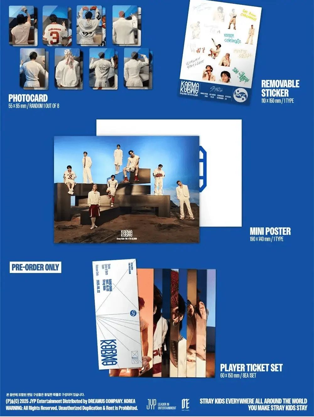 Stray Kids KARMA Standard Ver. album inclusions