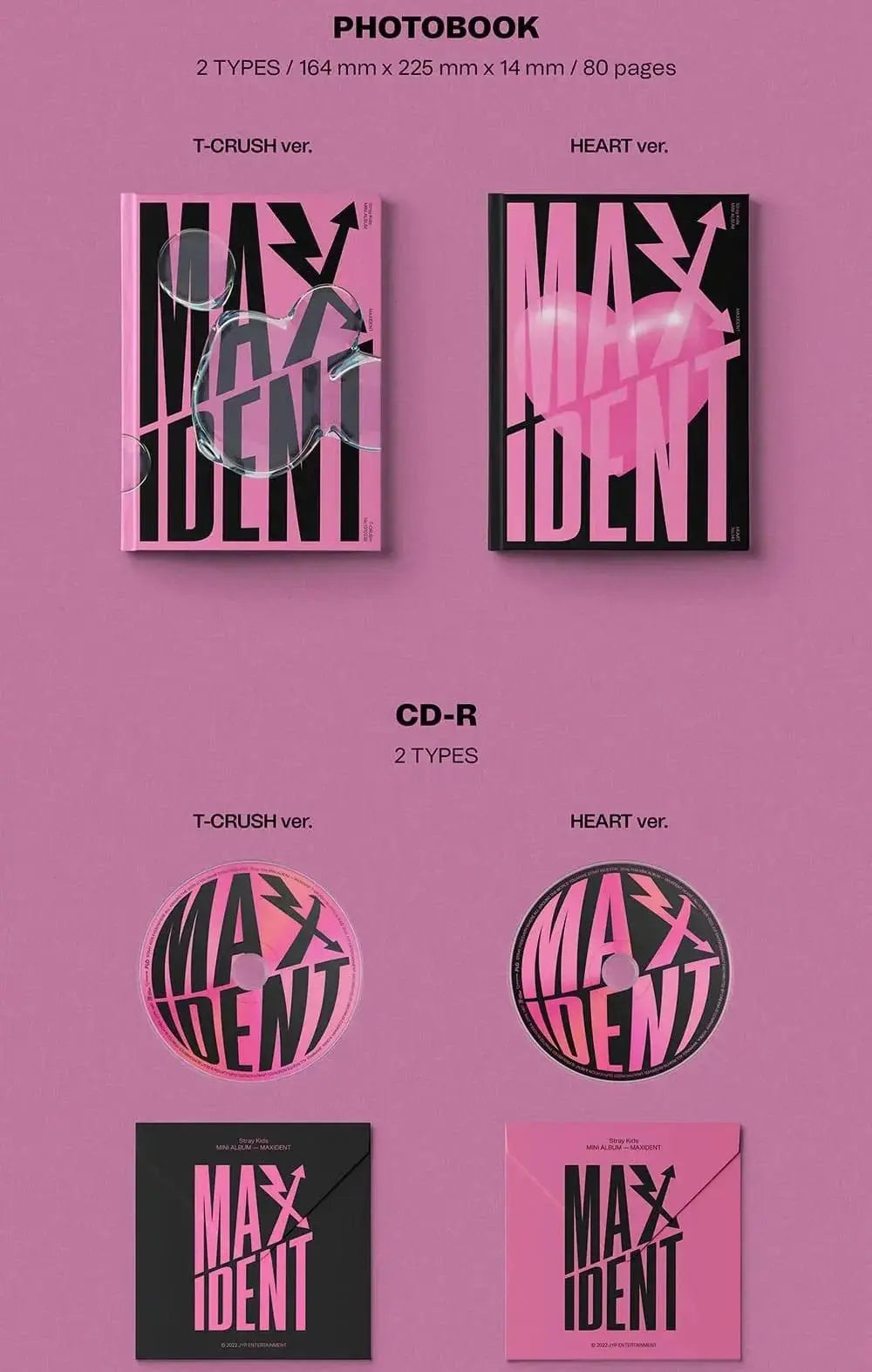 Stray Kids MAXIDENT photobook and CD