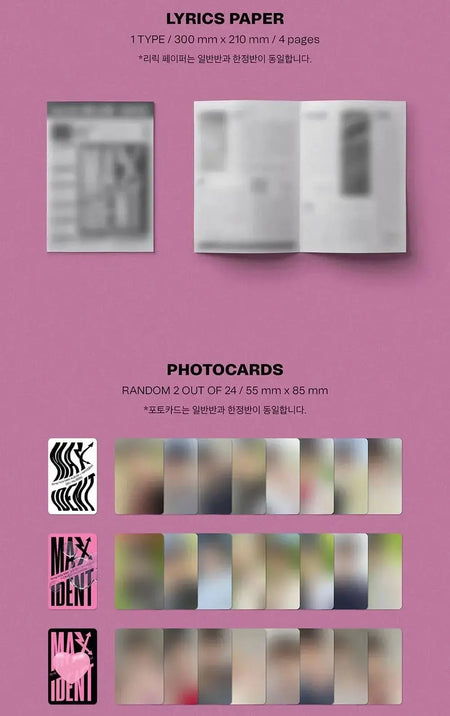 Stray Kids MAXIDENT photocards