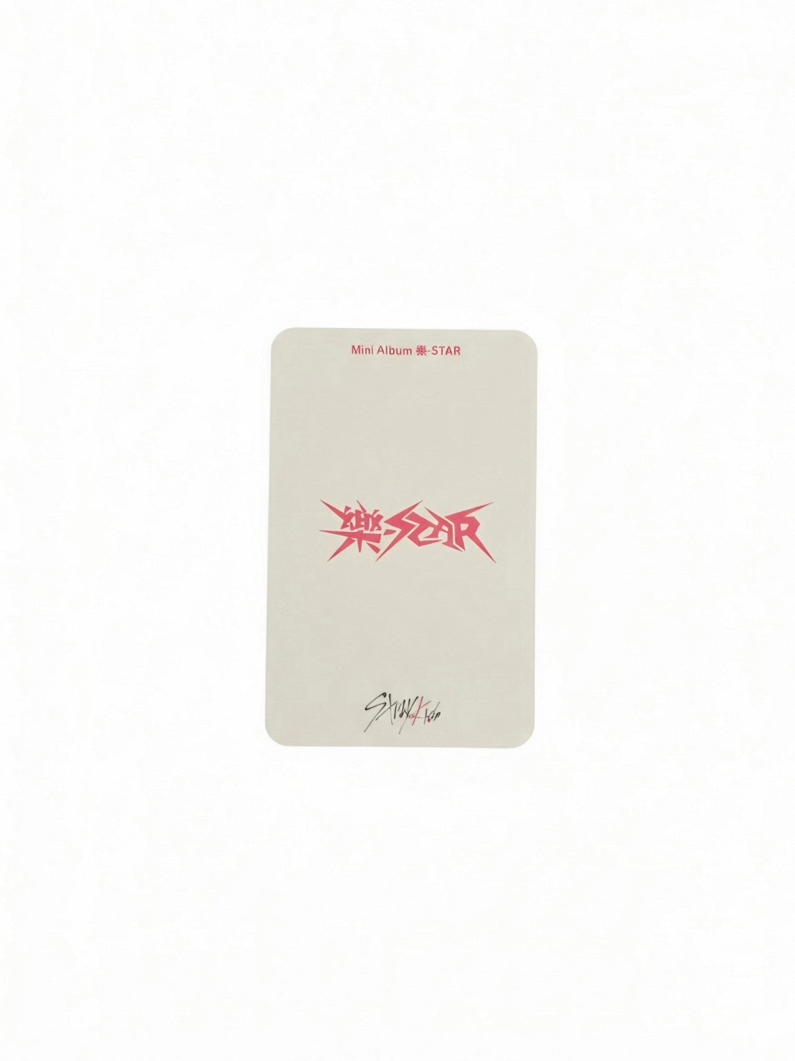 Stray Kids ROCK-STAR album photocard back