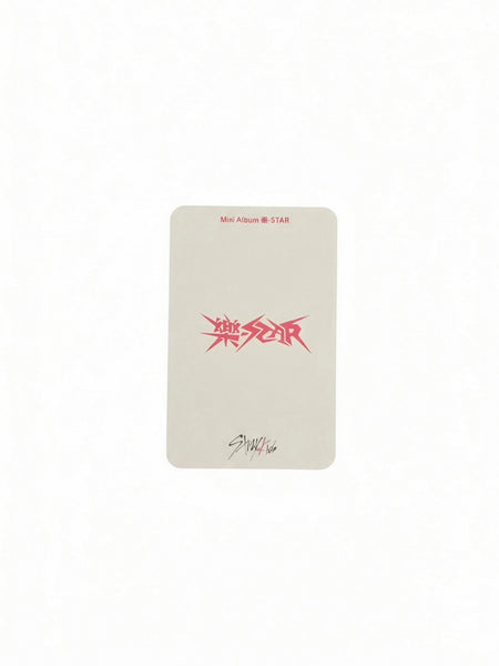 Stray Kids ROCK-STAR album photocard back