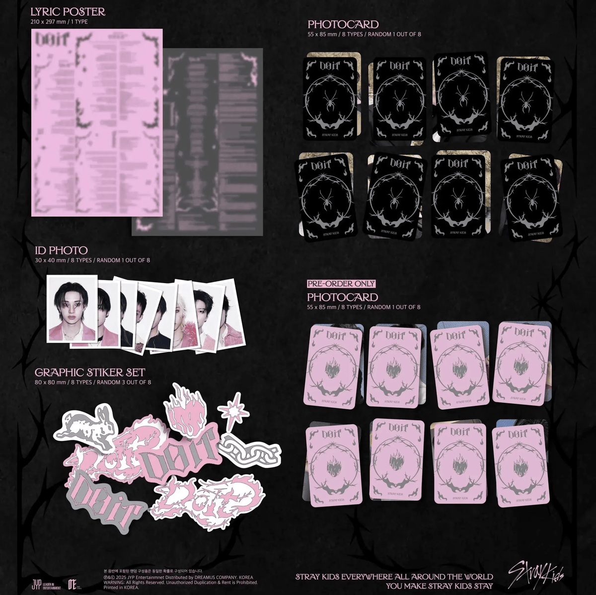 Stray Kids SKZ IT TAPE DO IT Accordion Ver. album inclusions