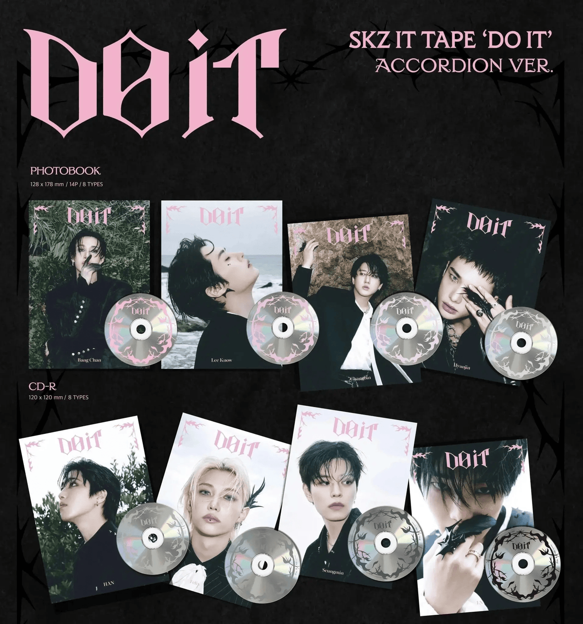 Stray Kids SKZ IT TAPE DO IT Accordion Ver. member version