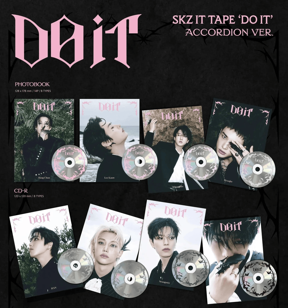 Stray Kids SKZ IT TAPE DO IT Accordion Ver. member version
