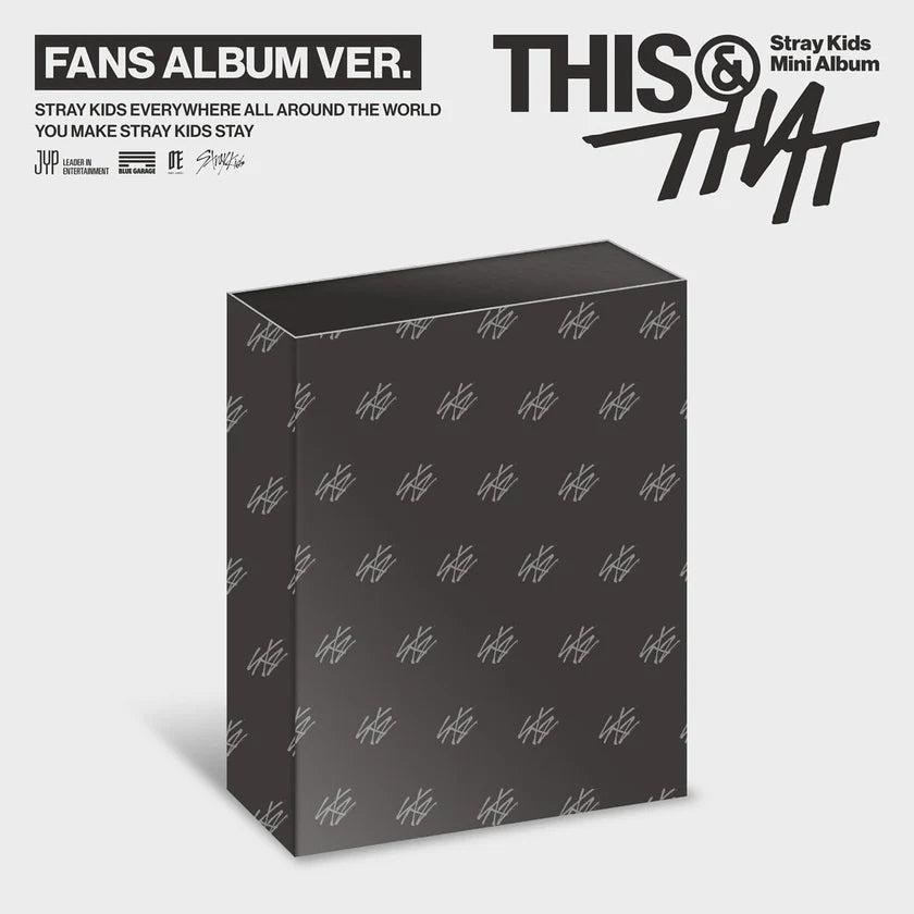 Stray Kids THIS & THAT FANS ALBUM Ver. cover