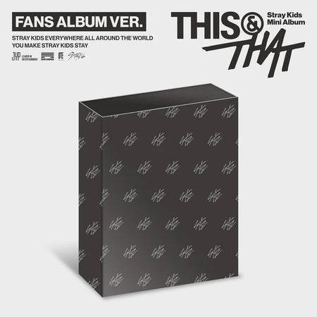 Stray Kids THIS & THAT FANS ALBUM Ver. cover