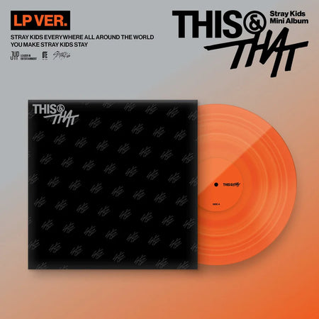 Stray Kids THIS & THAT LP Ver. vinyl cover