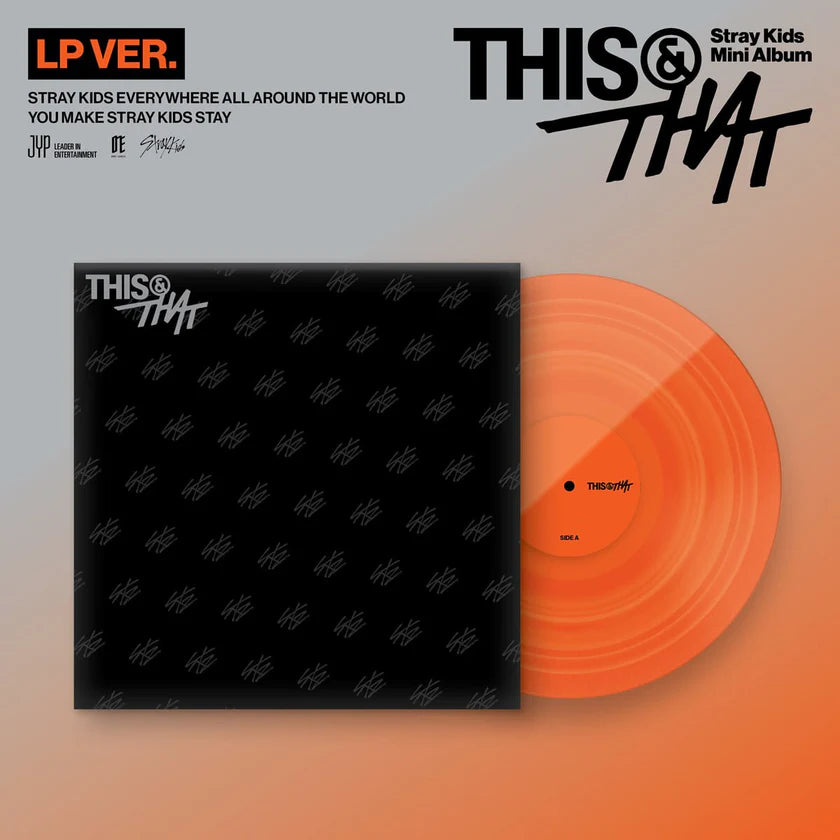 Stray Kids THIS & THAT LP Ver. vinyl cover