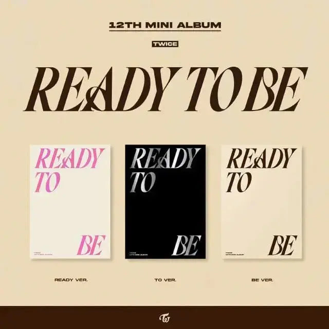 TWICE Ready to Be 12th mini album album cover