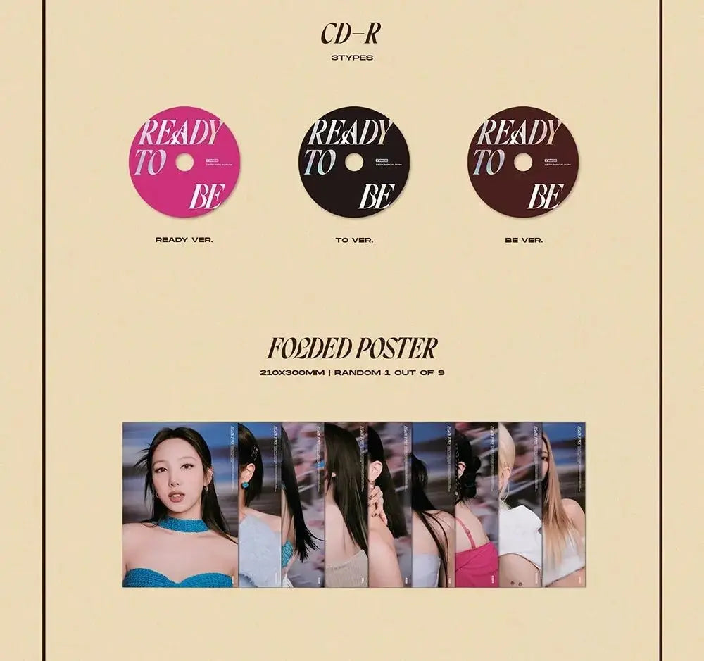 TWICE Ready to Be 12th mini album CD